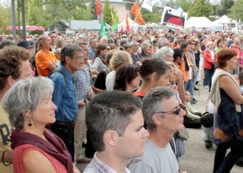 Manif à St Christol les Alès