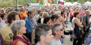 Manif à St Christol les Alès