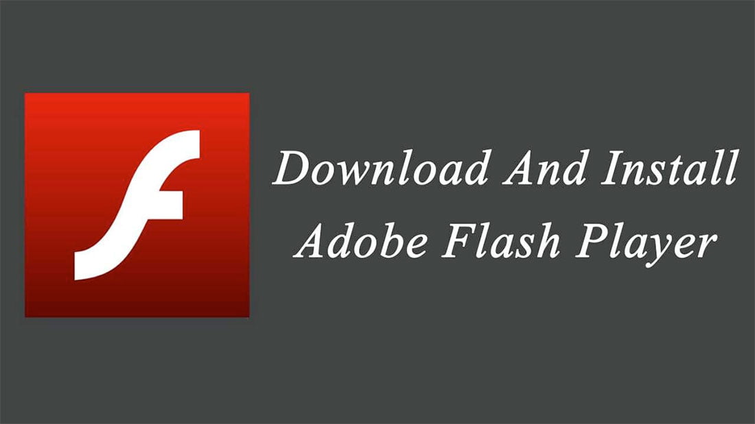 installation du player vidéo flash d'Adobe