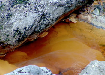 Des eaux polluées provenant des anciennes mines proches d'Anduze