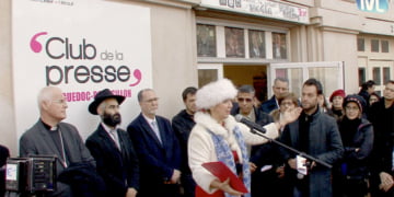 Esprit Charlie : Hommages devant le Club de la Presse à Montpellier