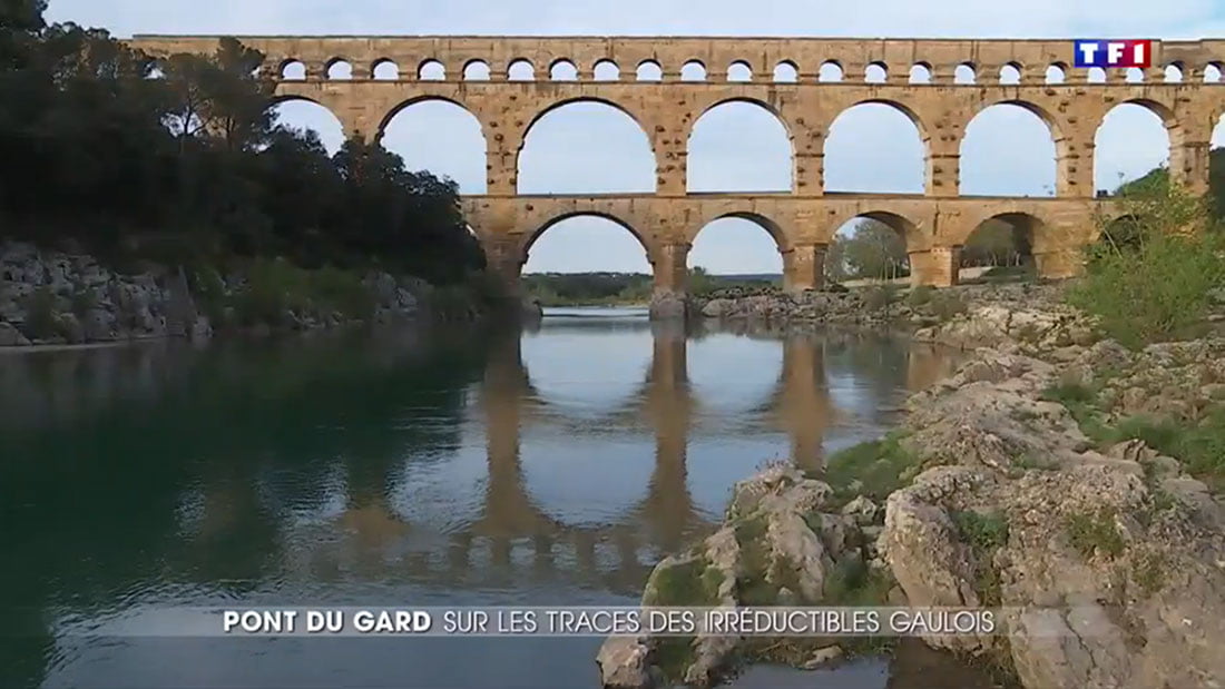 TF1 : Le pont du gard est dans l'hérault