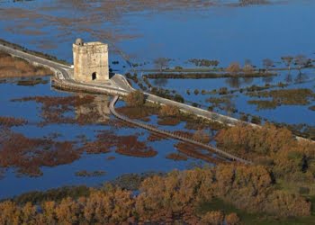 La tour Carbonnière dans la Camargue Gardoise du Languedoc