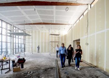 Les travaux du lycée Mermoz à Montpellier