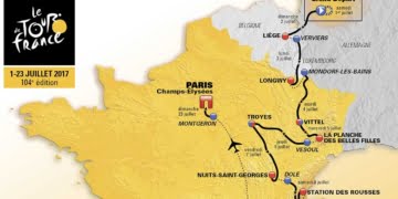 Tour de France 2017 : Le parcours