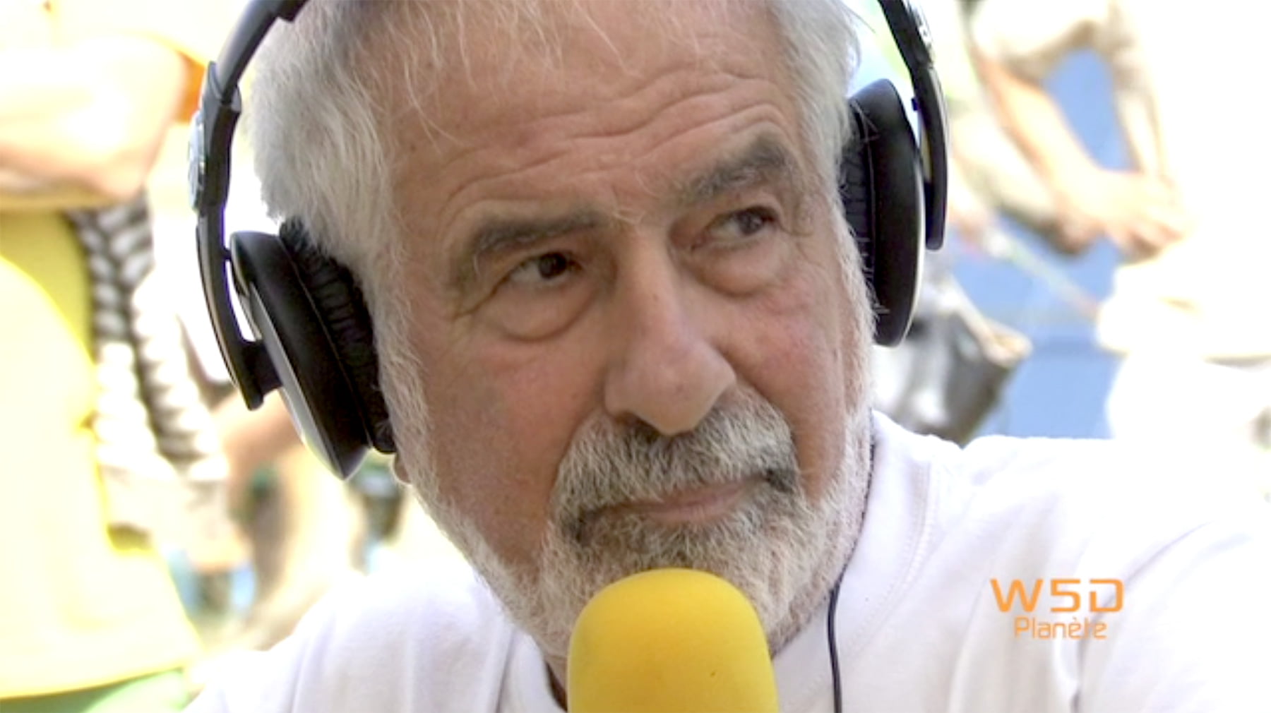 A Lézan, le porte parole du collectif anti-gaz de schistes d'Ardèche, Jean-Louis Chopy