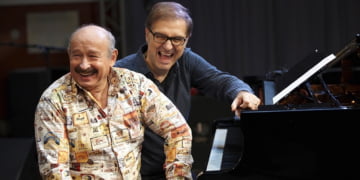 Duo magique Michel Jonasz et Jean-Yves d'Angelo en concert à Lunel-Viel