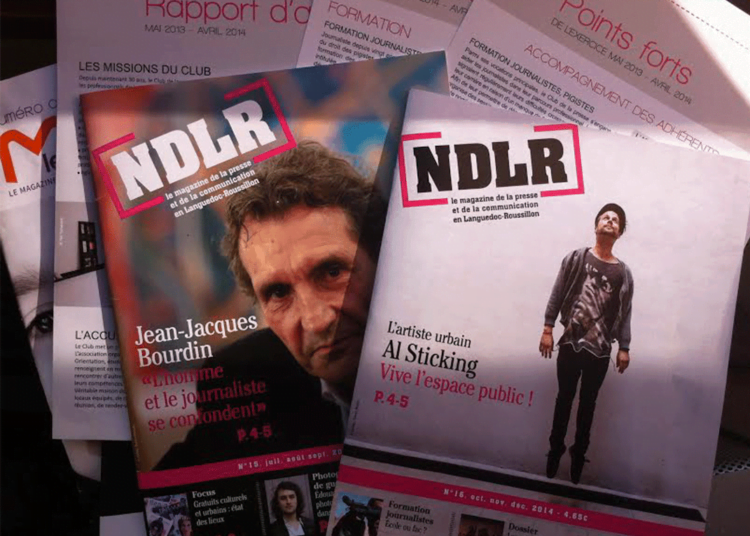Dans sa revue NDLR, le Club de la Presse a rédigé un article sur l'existence des médias PurePlayer en Languedoc-Roussillon, dont TVL