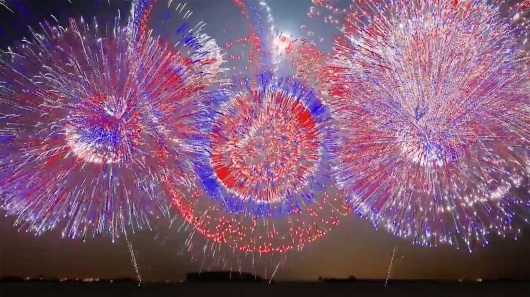 Le plus beau feu d'artifice