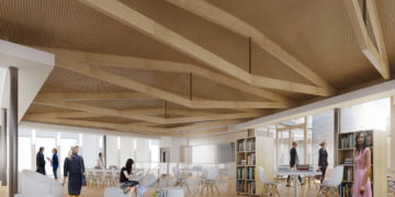 Pôle culturel image de synthèse - pose de la première pierre