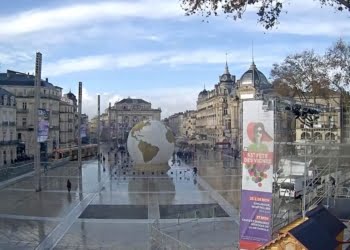 La ville de Montpellier prepare Noel