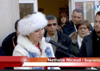 La soprano Nathalie Nicaud chante pour Charlie à Montpellier