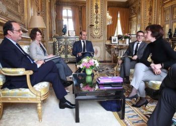 Quand Carole Delga rencontre François Hollande