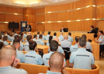 Le serment des gendarmes réservistes