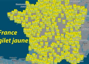 La France en gilet jaune