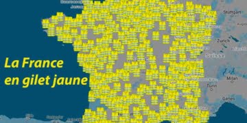 La France en gilet jaune