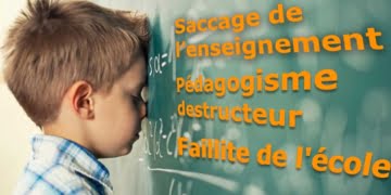 Ecole : Stop au saccage de l’enseignement