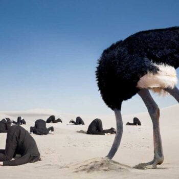 La politique de l'autruche